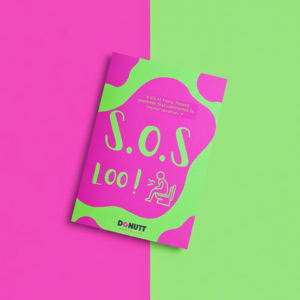 {DONUTT by S.O.S LOO!} Dietary Fibre Powder - Travel Pack ( 1 sachet / pack )